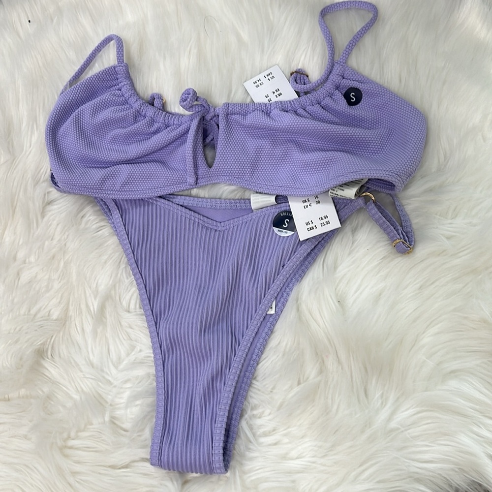 Brand New Hollister purple bikini Set size S